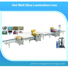 Laminate roller machine / hot melt coating machine / hot melt glue dispenser